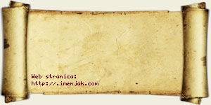 Tijana Đukanović vizit kartica